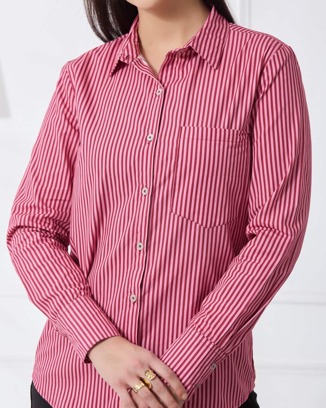 Classic Red Formal Shirt